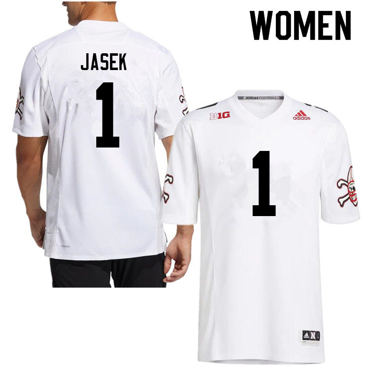 Women #1 Tyreke Johnson Nebraska Cornhuskers College Football Jerseys Sale-Strategy - Click Image to Close